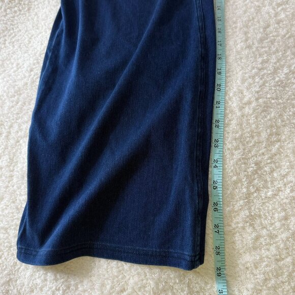 Halara Womens Denim Wide-Leg Pants M Petite Cotton Blend - Picture 9 of 9